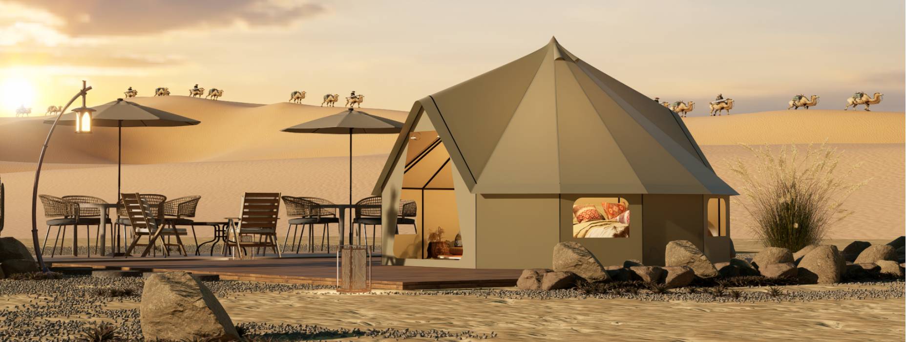 凉山露营酒店帐篷产品